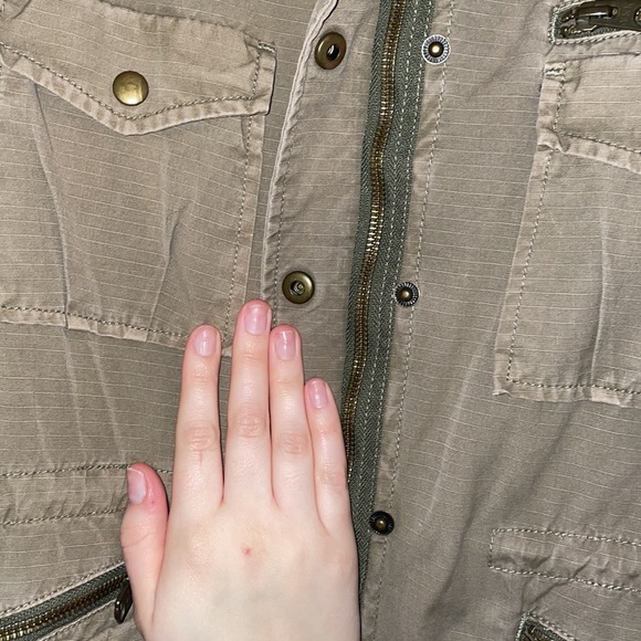 NWOT J Crew button down + zipper jacket - Picture 3 of 3